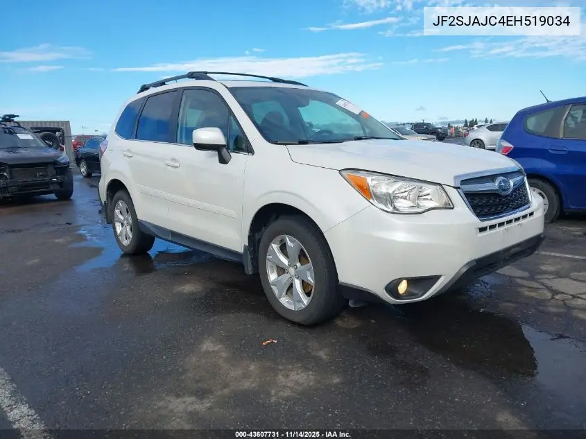 JF2SJAJC4EH519034 2014 Subaru Forester 2.5I Limited