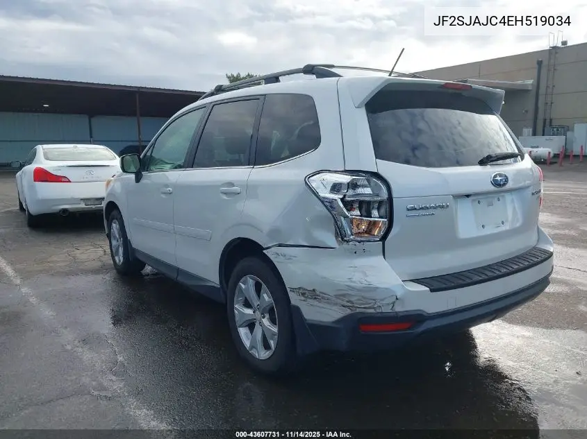 JF2SJAJC4EH519034 2014 Subaru Forester 2.5I Limited