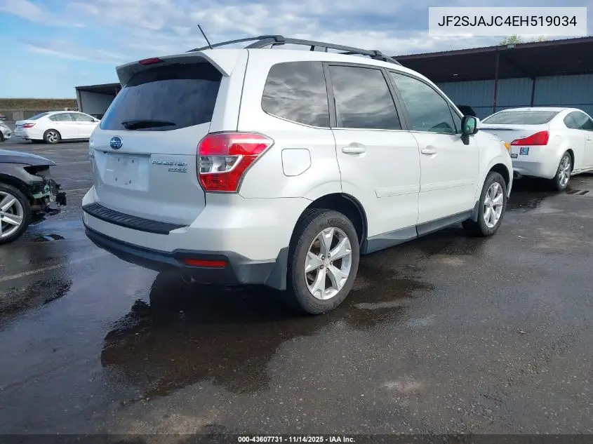 JF2SJAJC4EH519034 2014 Subaru Forester 2.5I Limited