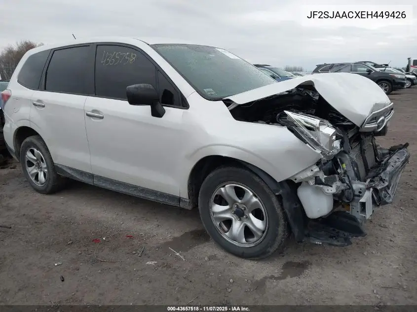 JF2SJAACXEH449426 2014 Subaru Forester 2.5I