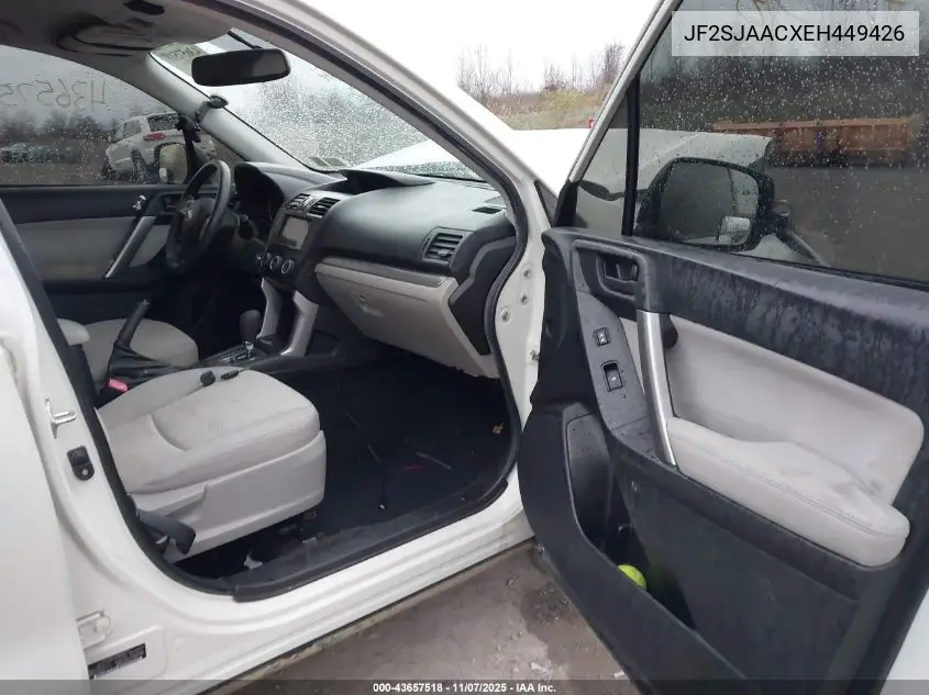 JF2SJAACXEH449426 2014 Subaru Forester 2.5I