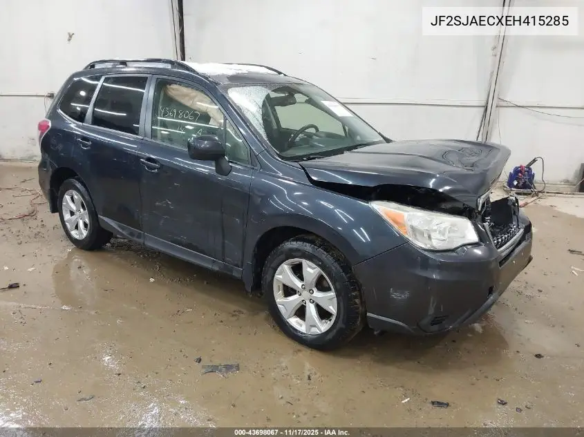 JF2SJAECXEH415285 2014 Subaru Forester 2.5I Premium