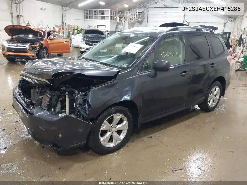 JF2SJAECXEH415285 2014 Subaru Forester 2.5I Premium