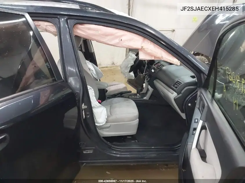 JF2SJAECXEH415285 2014 Subaru Forester 2.5I Premium