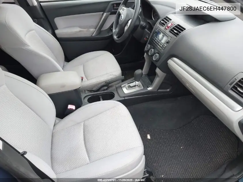 JF2SJAEC6EH447800 2014 Subaru Forester 2.5I Premium