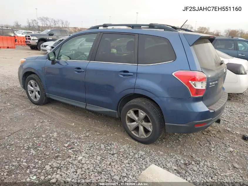 JF2SJAHC7EH551160 2014 Subaru Forester 2.5I Limited