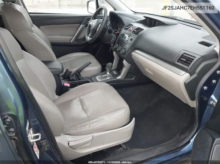 JF2SJAHC7EH551160 2014 Subaru Forester 2.5I Limited