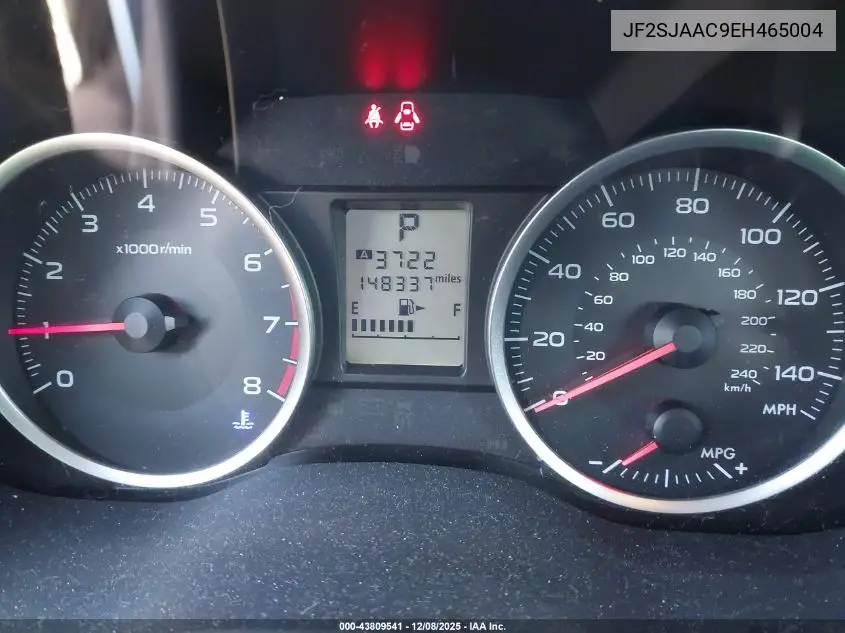 JF2SJAAC9EH465004 2014 Subaru Forester 2.5I