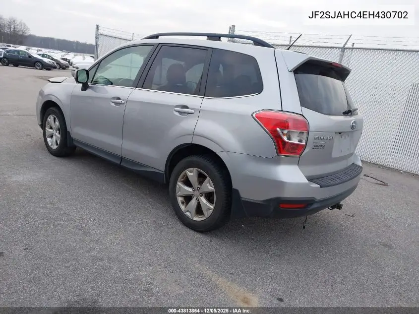 JF2SJAHC4EH430702 2014 Subaru Forester 2.5I Limited