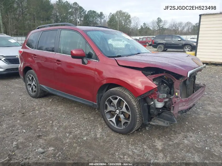 JF2SJGDC2EH523498 2014 Subaru Forester 2.0Xt Premium