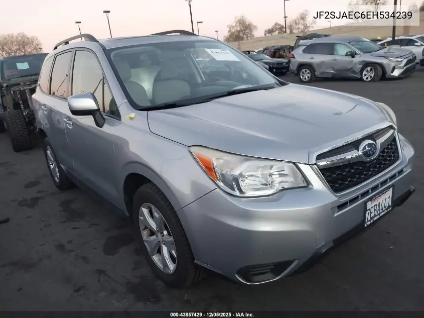 JF2SJAEC6EH534239 2014 Subaru Forester 2.5I Premium