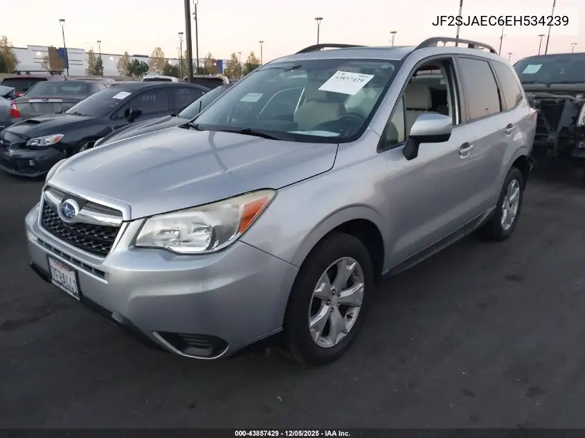 JF2SJAEC6EH534239 2014 Subaru Forester 2.5I Premium