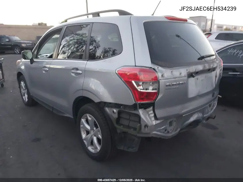 JF2SJAEC6EH534239 2014 Subaru Forester 2.5I Premium