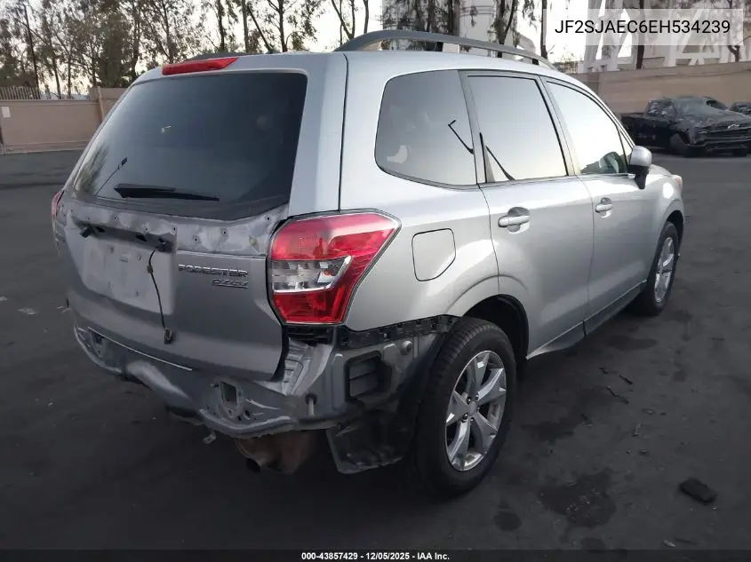 JF2SJAEC6EH534239 2014 Subaru Forester 2.5I Premium