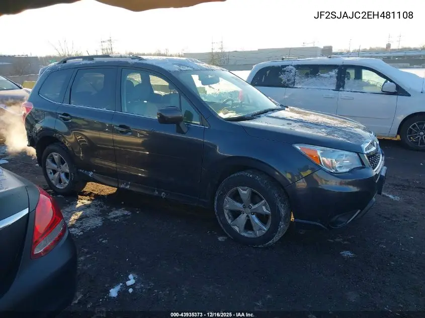 JF2SJAJC2EH481108 2014 Subaru Forester 2.5I Limited