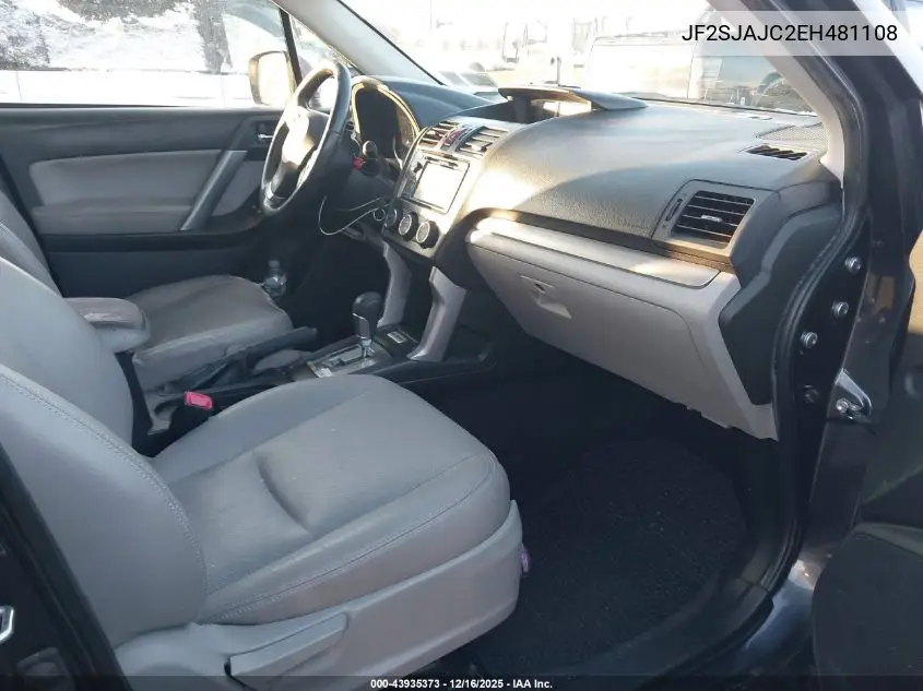 JF2SJAJC2EH481108 2014 Subaru Forester 2.5I Limited