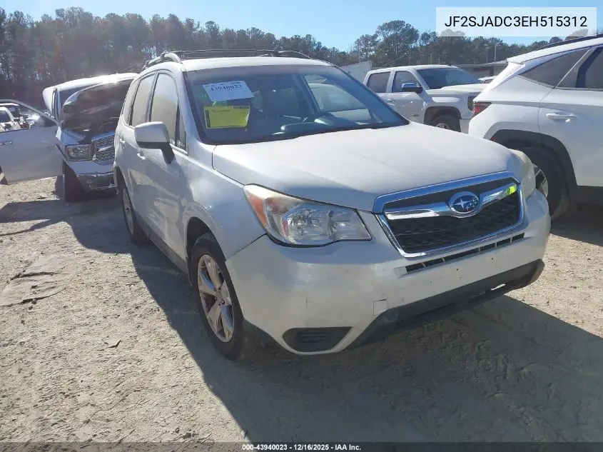 JF2SJADC3EH515312 2014 Subaru Forester 2.5I Premium