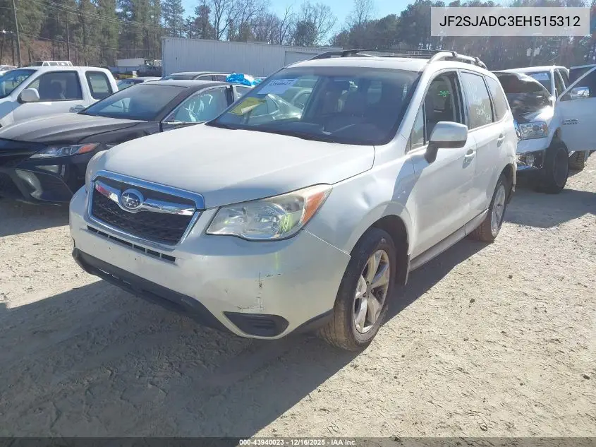 JF2SJADC3EH515312 2014 Subaru Forester 2.5I Premium