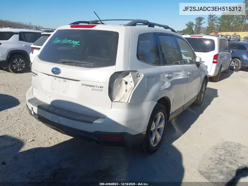 JF2SJADC3EH515312 2014 Subaru Forester 2.5I Premium