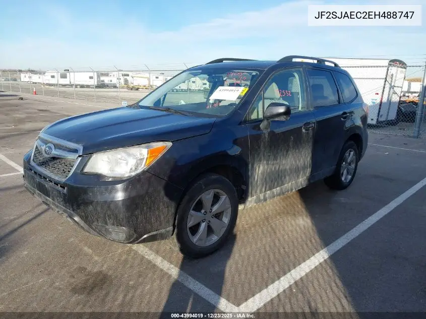 JF2SJAEC2EH488747 2014 Subaru Forester 2.5I Premium
