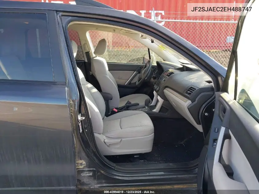 JF2SJAEC2EH488747 2014 Subaru Forester 2.5I Premium