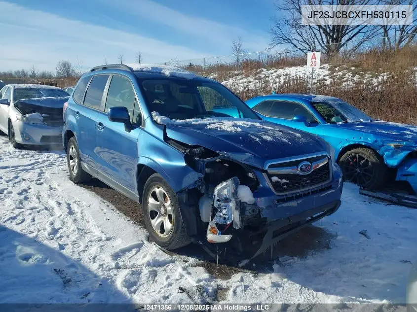 JF2SJCBCXFH530115 2015 Subaru Forester 2.5I