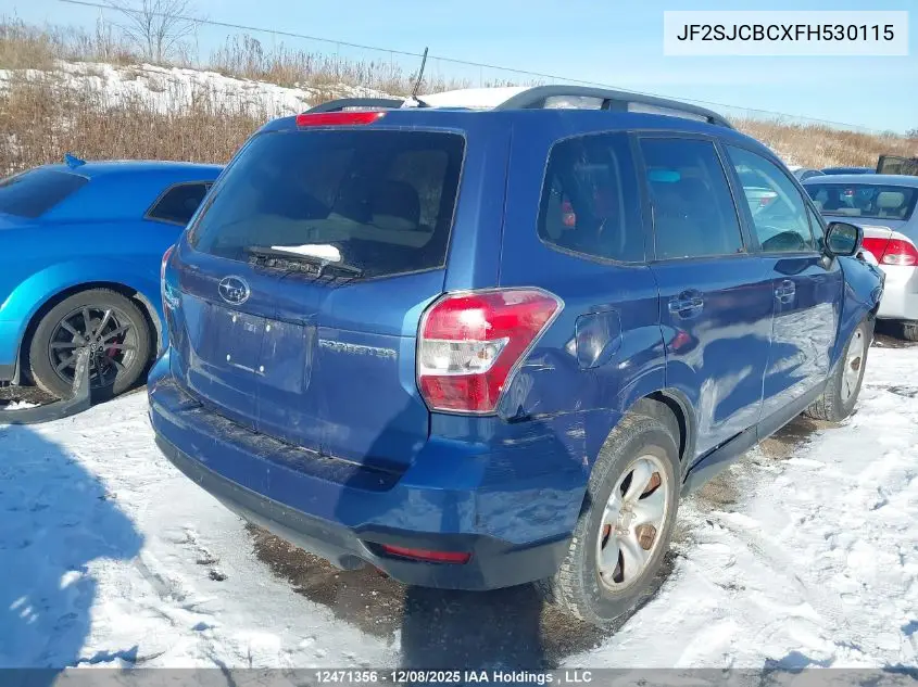 JF2SJCBCXFH530115 2015 Subaru Forester 2.5I