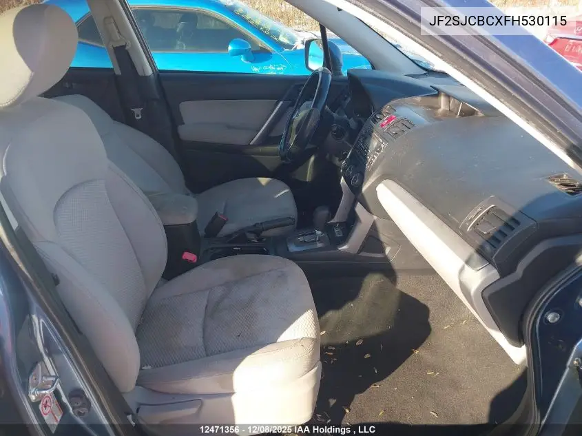 JF2SJCBCXFH530115 2015 Subaru Forester 2.5I