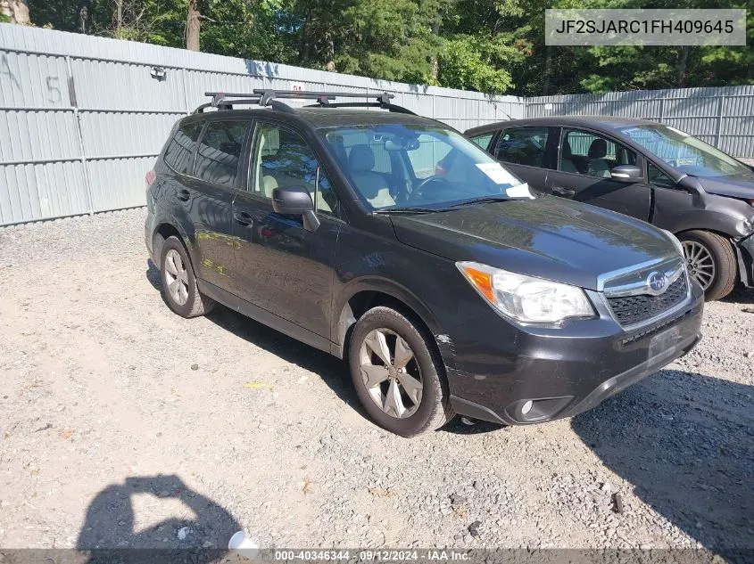 2015 Subaru Forester 2.5I Limited VIN: JF2SJARC1FH409645 Lot: 40346344