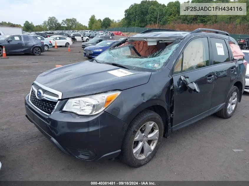 JF2SJADC1FH434116 2015 Subaru Forester 2.5I Premium