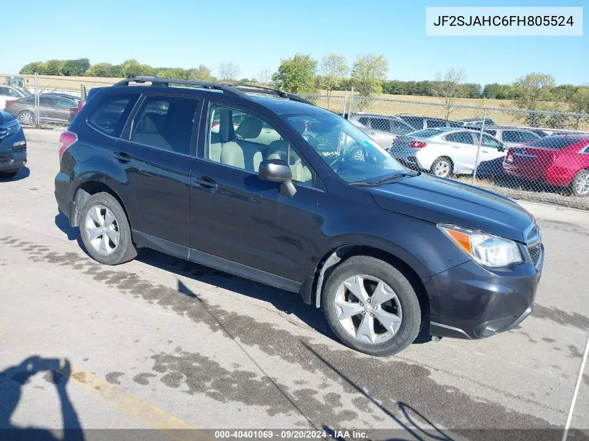 2015 Subaru Forester 2.5I Limited VIN: JF2SJAHC6FH805524 Lot: 40401069