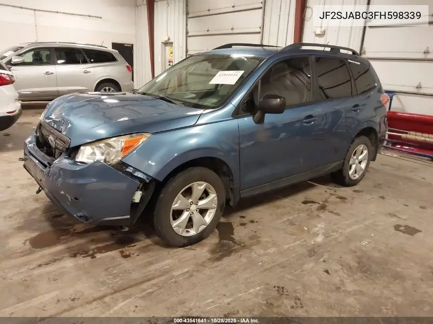 JF2SJABC3FH598339 2015 Subaru Forester 2.5I