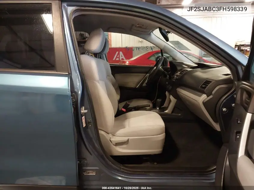 JF2SJABC3FH598339 2015 Subaru Forester 2.5I