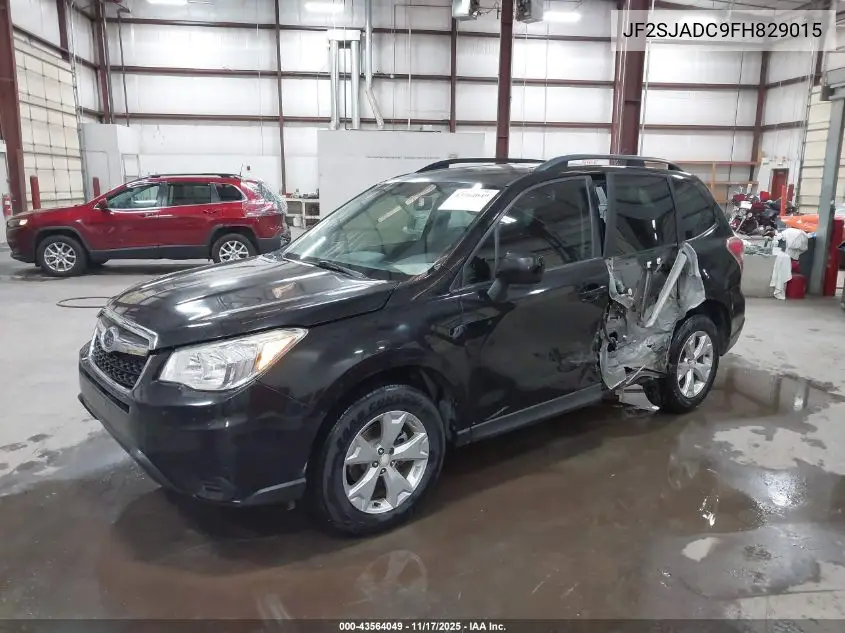 JF2SJADC9FH829015 2015 Subaru Forester 2.5I Premium