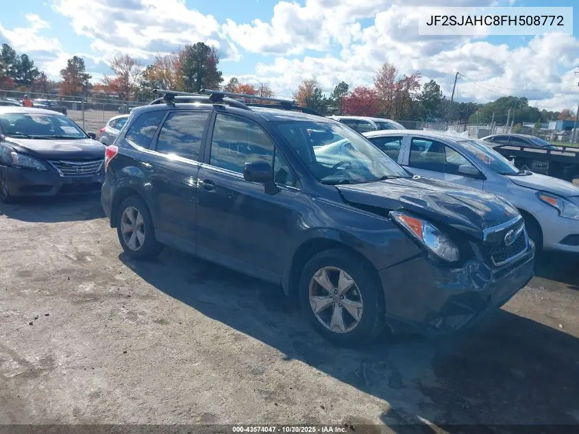 JF2SJAHC8FH508772 2015 Subaru Forester 2.5I Limited