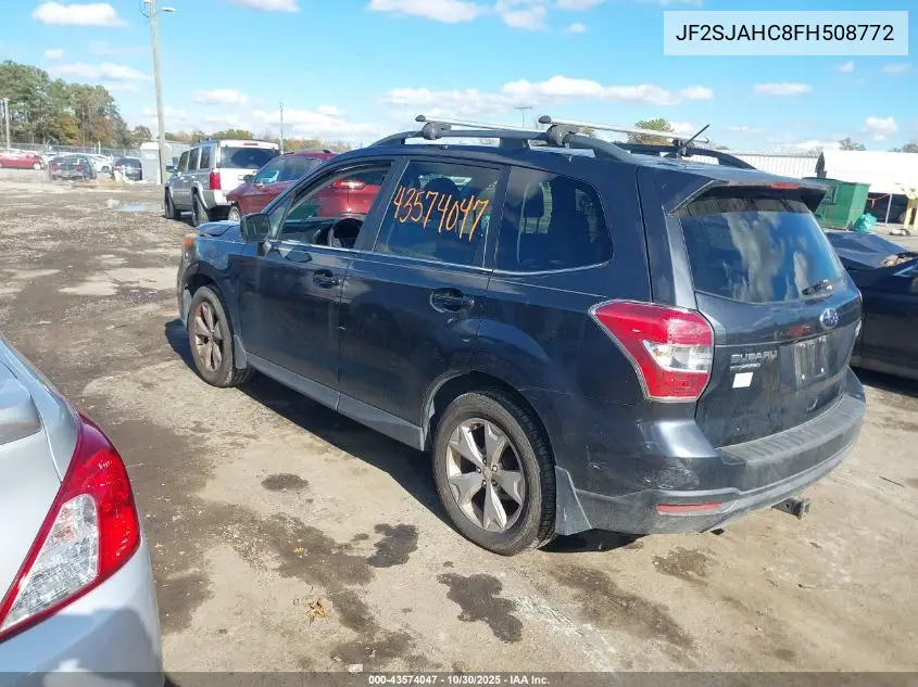 JF2SJAHC8FH508772 2015 Subaru Forester 2.5I Limited