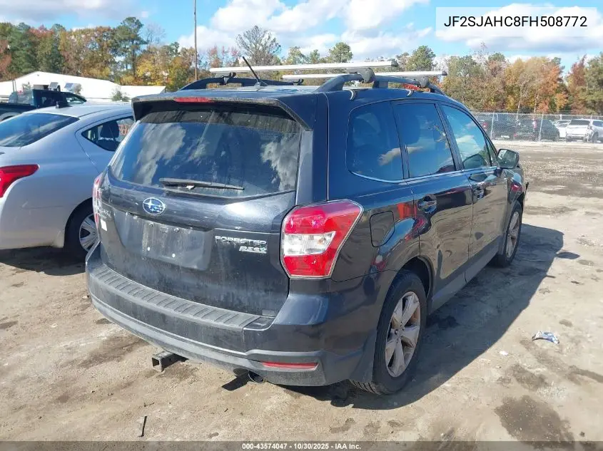 JF2SJAHC8FH508772 2015 Subaru Forester 2.5I Limited
