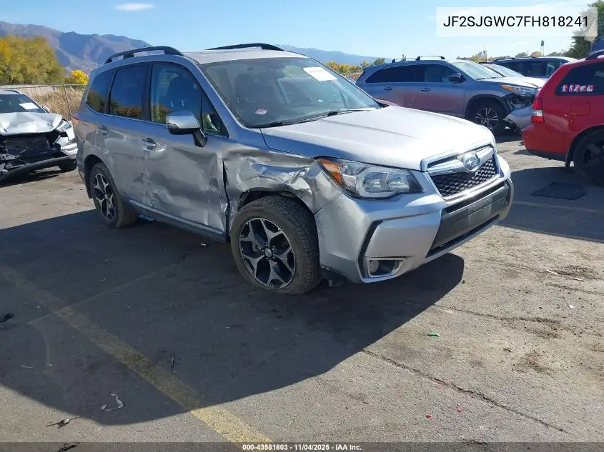 JF2SJGWC7FH818241 2015 Subaru Forester 2.0Xt Touring