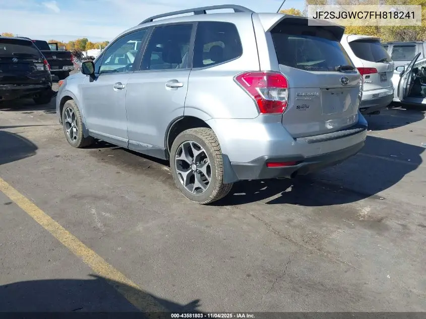 JF2SJGWC7FH818241 2015 Subaru Forester 2.0Xt Touring