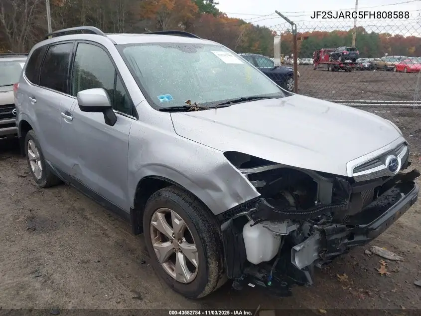 JF2SJARC5FH808588 2015 Subaru Forester 2.5I Limited