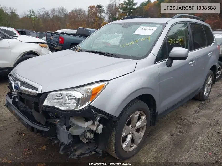 JF2SJARC5FH808588 2015 Subaru Forester 2.5I Limited