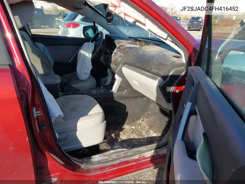 JF2SJADC4FH416452 2015 Subaru Forester 2.5I Premium