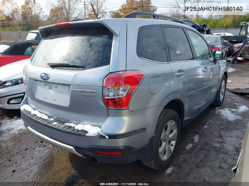 JF2SJAHC1FH580140 2015 Subaru Forester 2.5I Limited