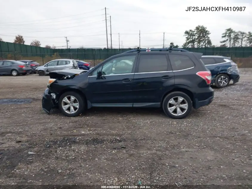 JF2SJAHCXFH410987 2015 Subaru Forester 2.5I Limited