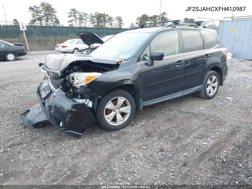JF2SJAHCXFH410987 2015 Subaru Forester 2.5I Limited