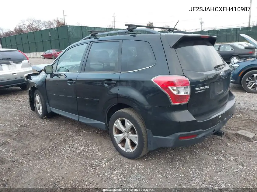 JF2SJAHCXFH410987 2015 Subaru Forester 2.5I Limited