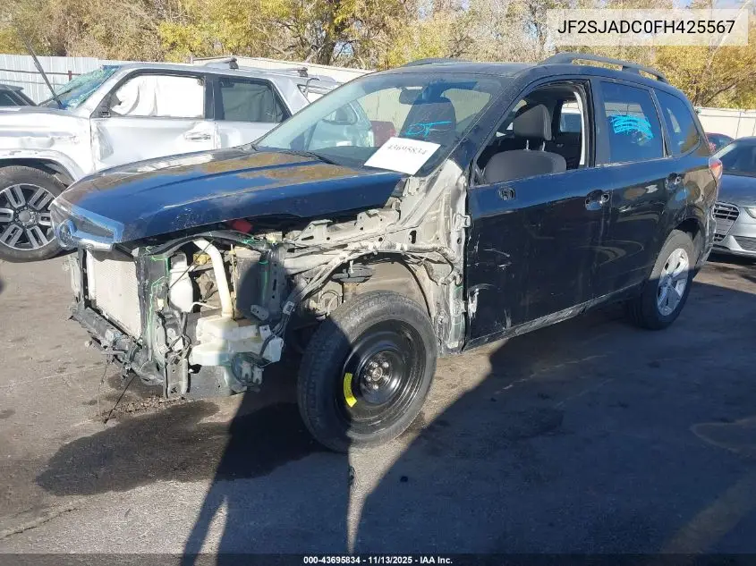 JF2SJADC0FH425567 2015 Subaru Forester 2.5I Premium