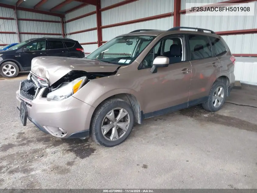 JF2SJADC8FH501908 2015 Subaru Forester 2.5I Premium