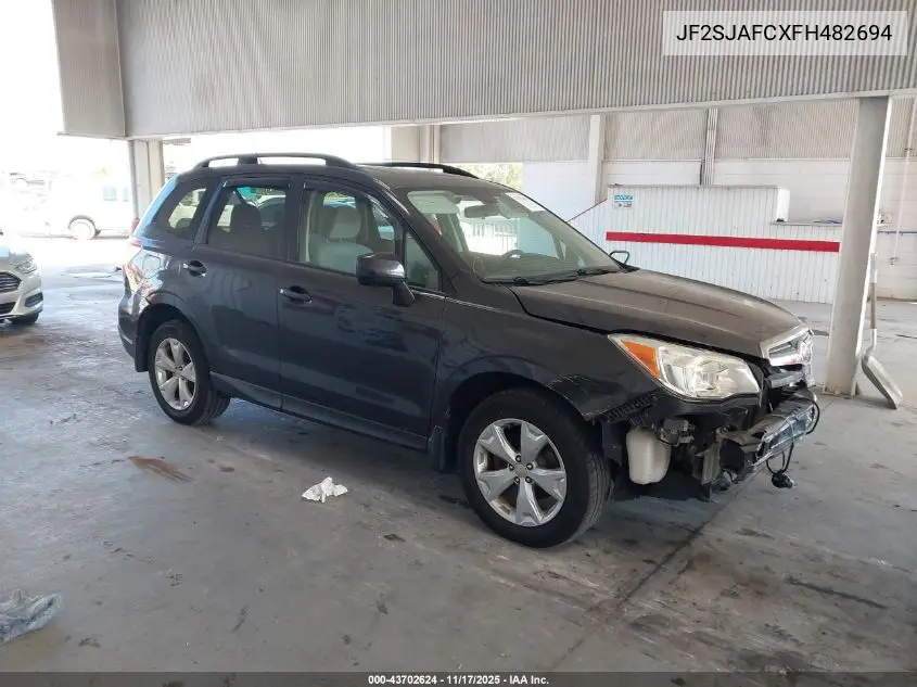 JF2SJAFCXFH482694 2015 Subaru Forester 2.5I Premium