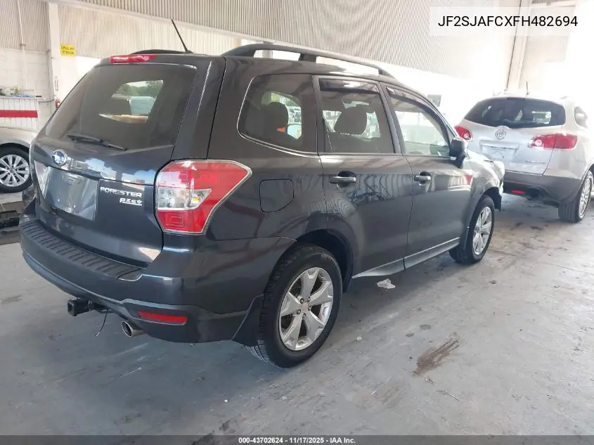 JF2SJAFCXFH482694 2015 Subaru Forester 2.5I Premium